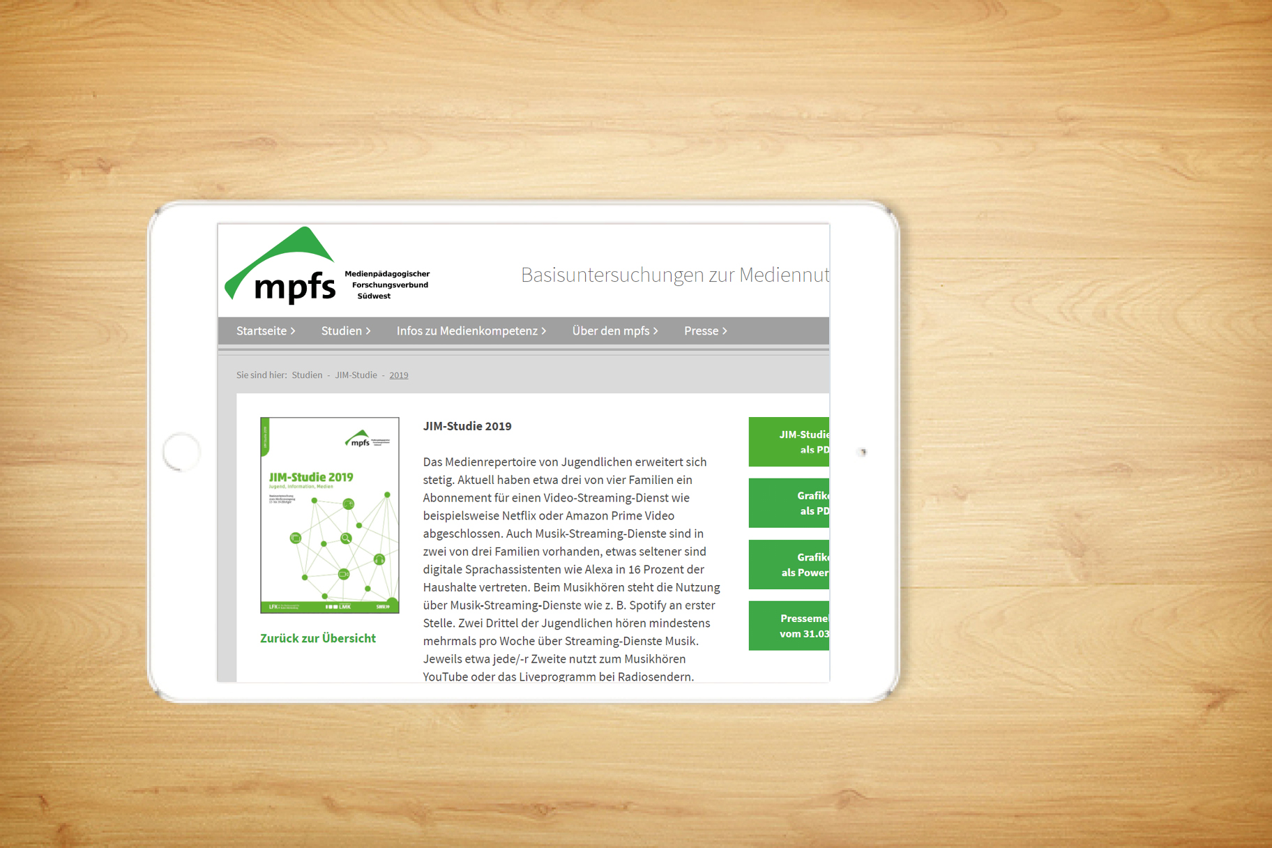 JIMStudie Mediennutzung 12 bis 19Jähriger DigiBitS DigiBitS